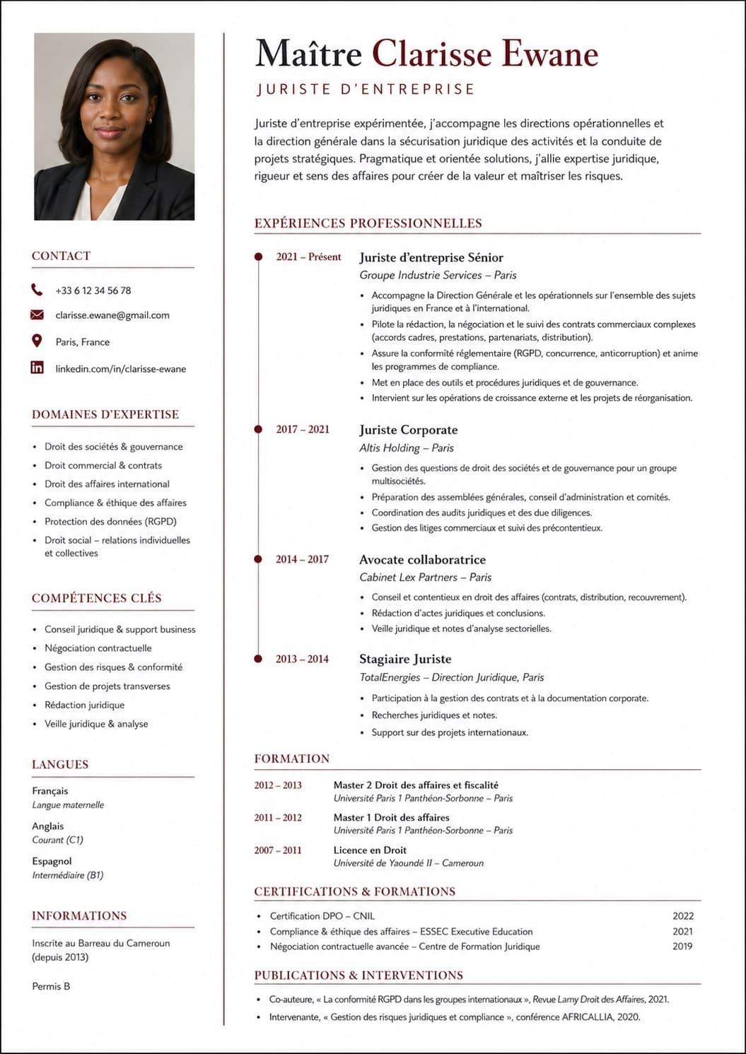 Legal Distinction, exemple 10